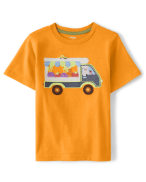 Boys Embroidered Truck Top - Little Sprout