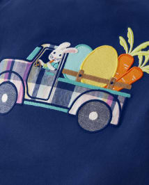 Boys Embroidered Truck Top - Spring Celebrations