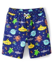 Boys Submarine Swim Trunks - Splish-Splash