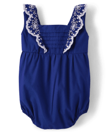 Body à œillets Mommy And Me pour bébés filles - Blue Belle