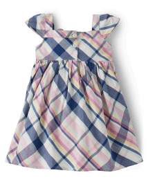 Baby Girls Matching Family Plaid Dress - Spring Celebrations