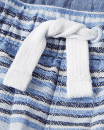 Boys Striped Pull On Shorts - Sandy Shores