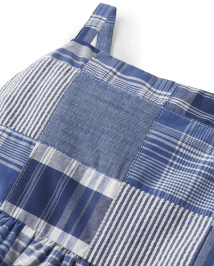 Girls Madras Dress - Sandy Shores