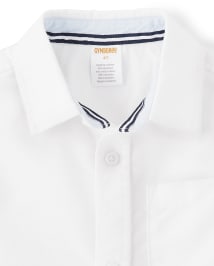 Boys Wrinkle-Resistant Oxford Button Up Shirt - Uniform