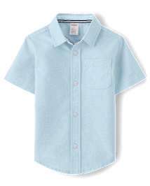 Chemise boutonnée Oxford infroissable pour garçon - Uniforme