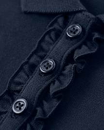 Polo à volants pour fille - Uniforme