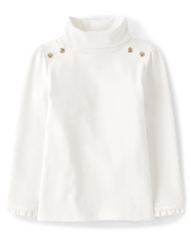 Haut à col roulé pour fille - Little Essentials