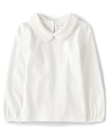 Girls peter pan top new arrivals