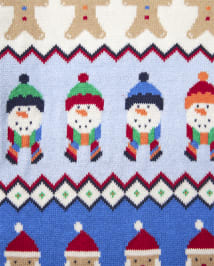 Robe pull jacquard Fille de Noël - Très Joyeux