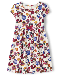 Peignoir Babydoll Fille Varsity Patch - École préparatoire