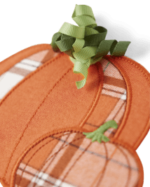 Girls Embroidered Pumpkin Top - Lil' Pumpkin