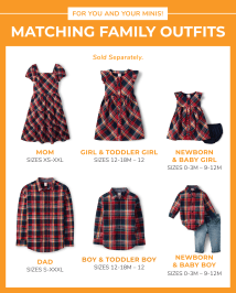 Chemise boutonnée en popeline assortie à carreaux pour hommes - Apple Orchard