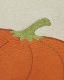 Boys Applique Pumpkin Fleece Hoodie - Lil' Pumpkin