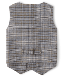 Boys Plaid Vest - Winter Wonderland