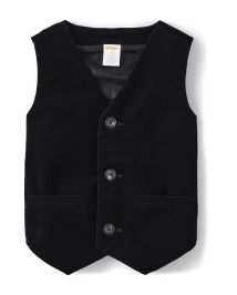 Gilet en velours pour garçons - Un Noël royal
