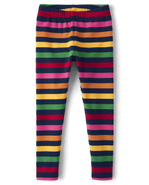 Leggings Rayé Fille arc-en-ciel - Apple Orchard