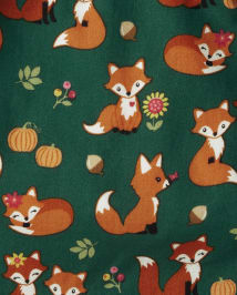 Jupe-short en flanelle Fille Fox - Friendly Fox