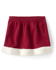 Girls Faux Fur Sweater Skirt - A Royal Christmas