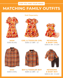 Womens Mommy And Me Floral Flannel Tiered Dress - Happy Harvest