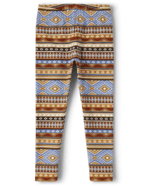 Girls Print Leggings - Montana Mountain