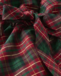 Femme Famille assortie à carreaux Dupioni Wrap Robes - A Royal de Noël