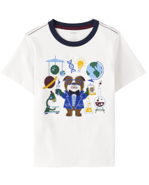Boys Embroidered Science Top - Prep School