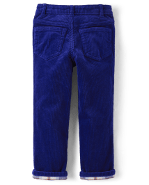 Boys Corduroy Woven Pull On Cargo Jogger Pants - Mandy Moore for