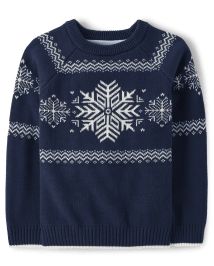 Boys snowflake deals sweater