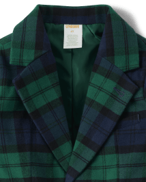 Boys Plaid Blazer - Nutcracker
