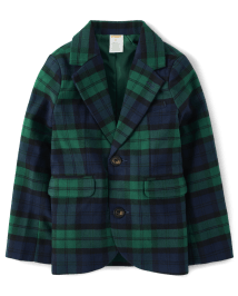 Boys Plaid Blazer - Nutcracker