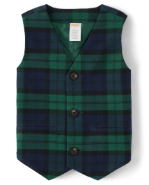 Gilet à carreaux pour garçons - Casse-Noisette