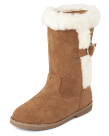 Girls Faux Fur Boots