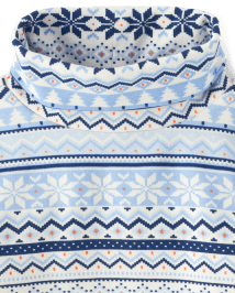 Girls Snowflake Fairisle Turtleneck