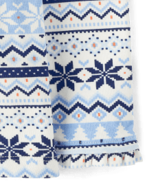 Girls Snowflake Fairisle Turtleneck