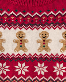 Femme Famille assortie Chandails jacquard en pain d'épice - Holiday Express