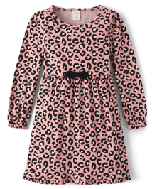 Girls Leopard Ruffle Dress - Ladies And Gentlemen