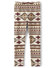Girls Western Leggings - Rustic Ranch