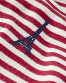 Robe ajustée et évasée Tour Eiffel pour fille - Coastal Cutie