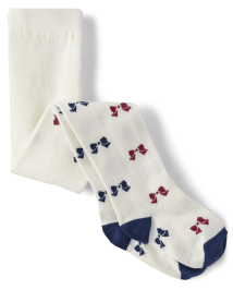 Girls Bow Tights Parisian Chic MULTI CLR Gymboree CA
