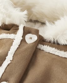 Girls Sherpa-Lined Jacket