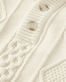 Pull en tricot torsadé familial assorti pour hommes