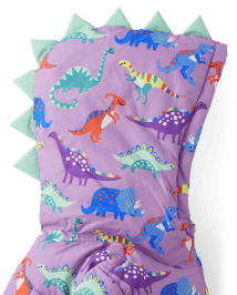 Dino Puffer Jacket Yellow main image 1