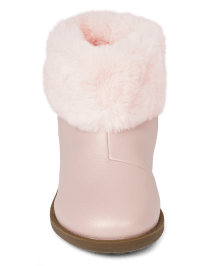 Girls Faux Fur Ankle Boots