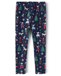 Girls Ballerina Cat Leggings - Nutcracker