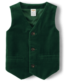 Boys Velvet Vest - Nutcracker