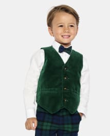 Boys Velvet Vest - Nutcracker