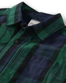 Chemise boutonnée à carreaux Papa et moi pour garçons - Casse-Noisette