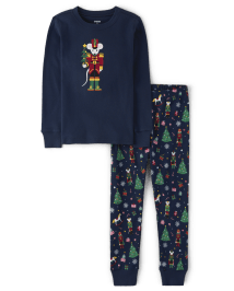 Boys Nutcracker Mouse Snug Fit Cotton Pajamas - Gymmies