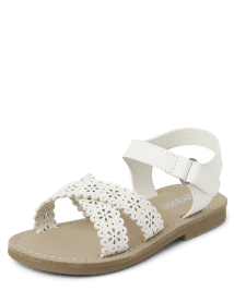 Girls Floral Sandals