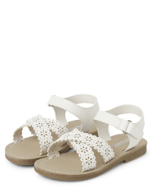 Girls Floral Sandals
